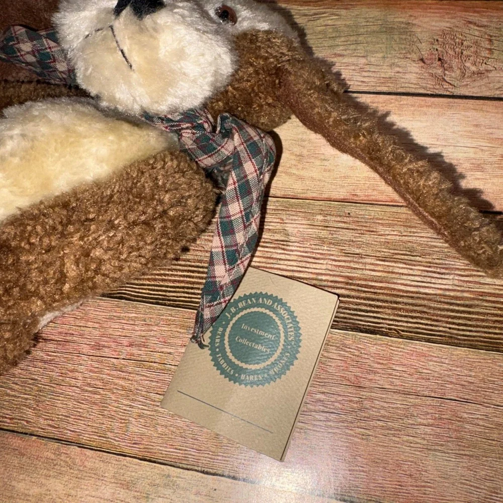 Vintage Floppy Ear Dog Plush NWT 11in Brown Boyds Collection J.B. Bean